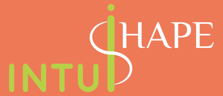 Logo IntuiShape couleur orange.