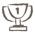 Icon trophé couleur.